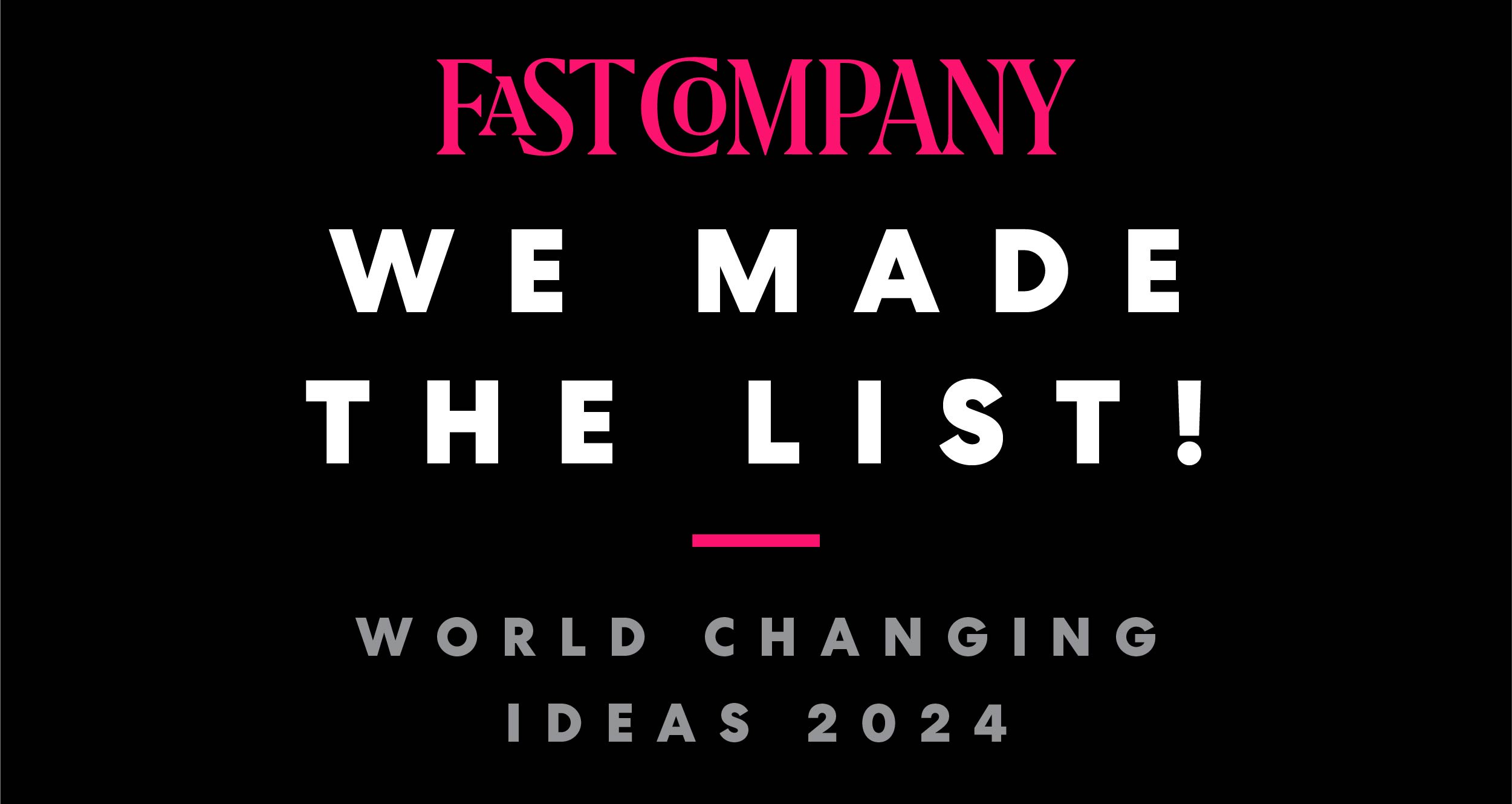 World Changing Ideas Software Finalist 2023